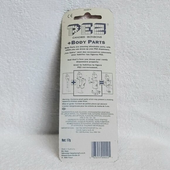 3/$40 Sealed Vintage 1996 Second Set PEZ Convict Body Parts!! - Picture 2 of 2